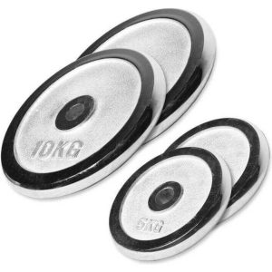 Gorilla Sports Vægtskiver KROME 2x10kg 2x5kg Totalt 30kg