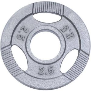 Gorilla Sports Vægtskiver Trigrip Støbejern 51mm 2,5 kg