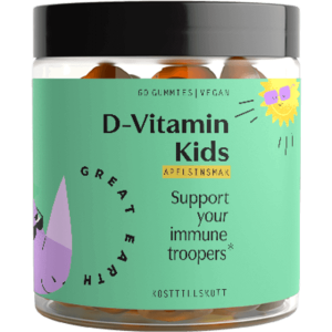 Great Earth D-Vitamin Kids 60 Tabletter 60 stk