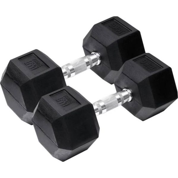 Gym hexagon håndvægte 2x10 kg