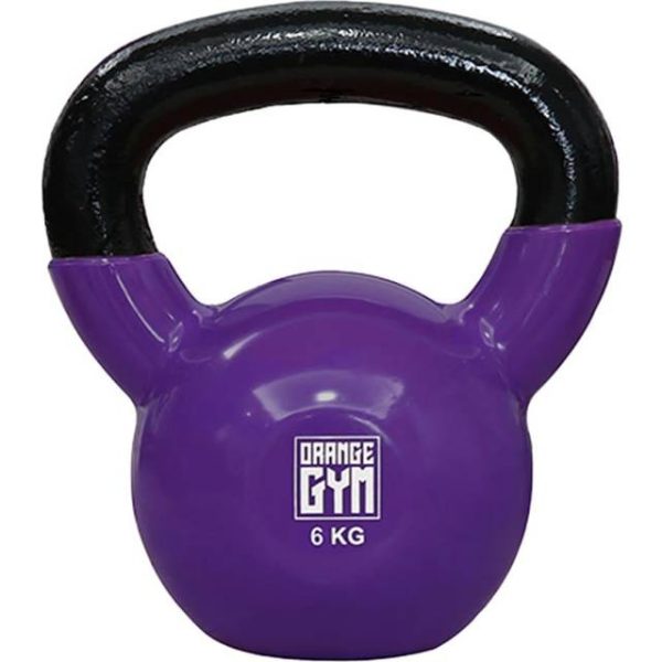 Gym vinylbelagt kettlebell 6 kg