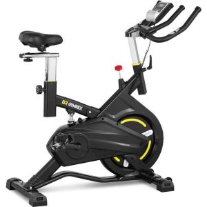Gymrex Motionscykel pedalbelastning 13 kg LCD med støddæmpere GR-MG123