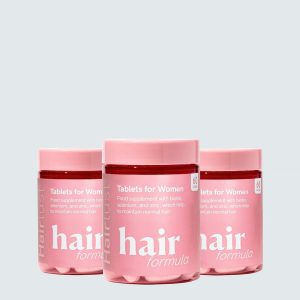Hair Formula Tablets for Women - 3 måneders forbrug (3 glas á 60 tabletter)