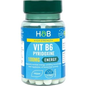 Holland & Barrett High Strength Vitamin B6 100mg 120 stk