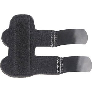 INF Fingerstøtte fingerskinne med velcro Sort