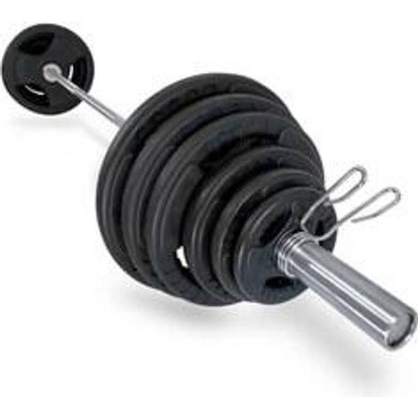 JTC Power Olympisk Vægtstangssæt Tri-Grip 128 kg