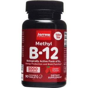 Jarrow Formulas Methyl B-12 5000mcg 90 Tyggetabletter