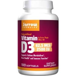 Jarrow Formulas Vitamin D3 2500iu 100 stk