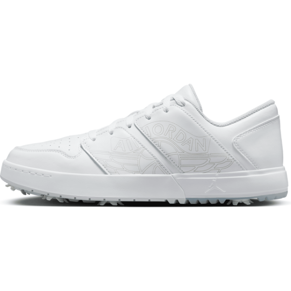 Jordan Nike Air 1 NU Retro G Golf Shoes - White/Pure Platinum/Blue Tint