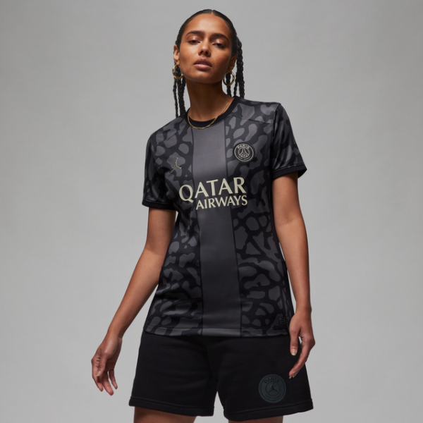 Jordan Paris Saint-Germain 2023/24 Stadium Third Dri-FIT-fodboldtrøje til kvinder grå EU 36-38