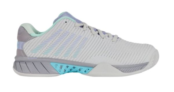 K-Swiss Hypercourt Express 2 Women (Nimbus Cloud/Lilac Gray/Neon Purple) - 36