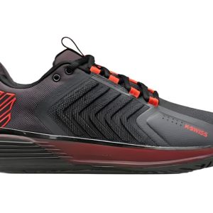 K-Swiss Ultrashot 3 Padelsko (Asphalt/Jet Black/Spicy Orange) - 41
