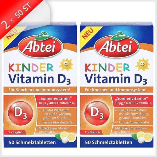 Kinder Vitamin D3 Schmelztabletten 50