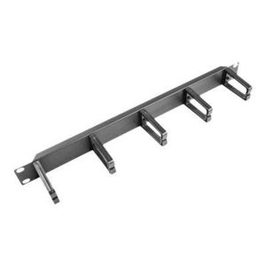Lanberg AK-1202-B - 1U - Cable Management Panel