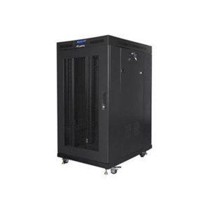 Lanberg FF01 series - rack - 800 x 1000 flat pack with mesh door LCD - 22U