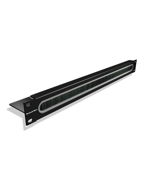 Leviton Kabel børste panel 19" 1HE sort
