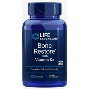 Life Extension Bone Restore with Vitamin K2 120 stk