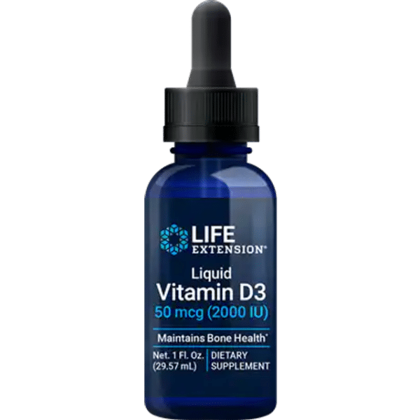 Life Extension Liquid Vitamin D3 50mcg 29.57ml