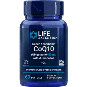 Life Extension Super-Absorbable CoQ10 with D-Limonene 50mg 60 stk