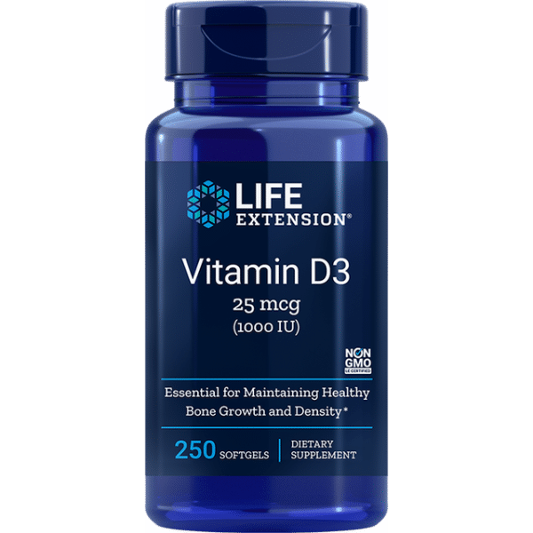 Life Extension Vitamin D3 1000iu 250 stk