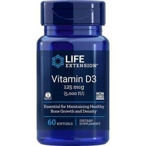 Life Extension Vitamin D3 5000iu 60 stk