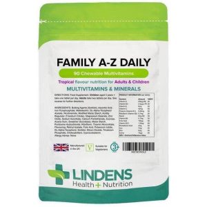 Lindens + Nutrition Family A-Z Daily Multivitamin