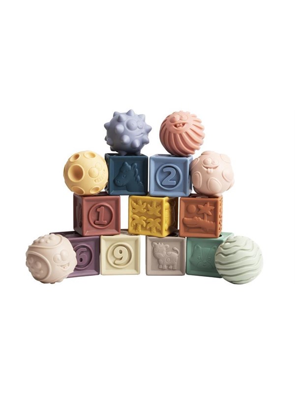 Magni Massage set with building blocks