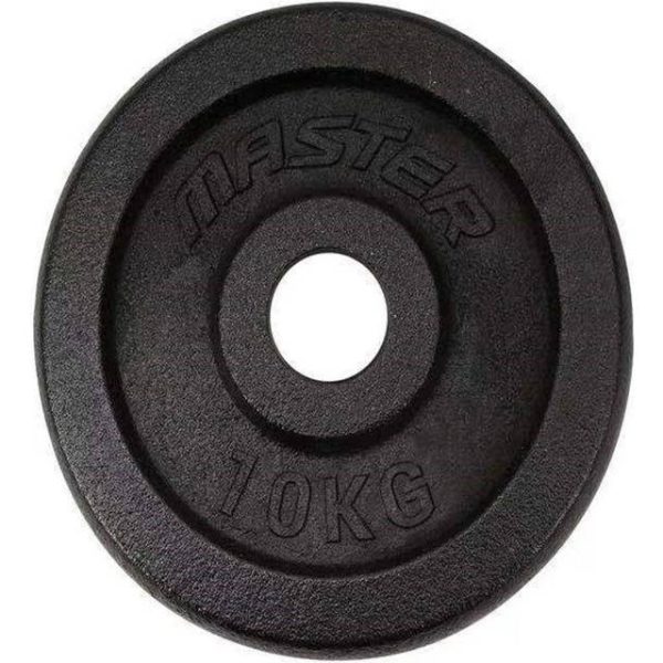 Master Fitness Skolevægt 30 mm, Vægtskiver jern 25 kg