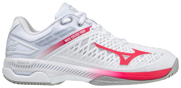Mizuno Exceed Tour 4 AC Women (Hvid/Rød) Padelsko - 38