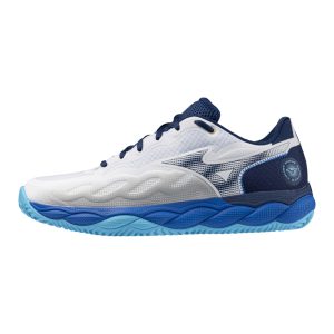 Mizuno Wave Enforce Court CC (White/Estate Blue/River Blue) - 40