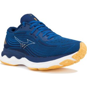 Mizuno Wave Skyrise Sko Herrer, blå Løbesko Asfalt 2023