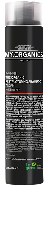 My.Organics My Restructuring Shampoo - 250ml - Hos Frisøren & Baronen