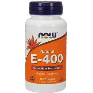 NOW Foods E-400 d-alpha Tocopheryl 100 Softgels