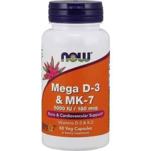 NOW Mega D 3 & MK 7 5000iu 60 stk