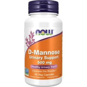 NOW Supplements D-Mannose 500 60 pcs