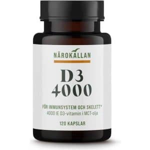 Närokällan D3 4000 IU Capsules 120 stk