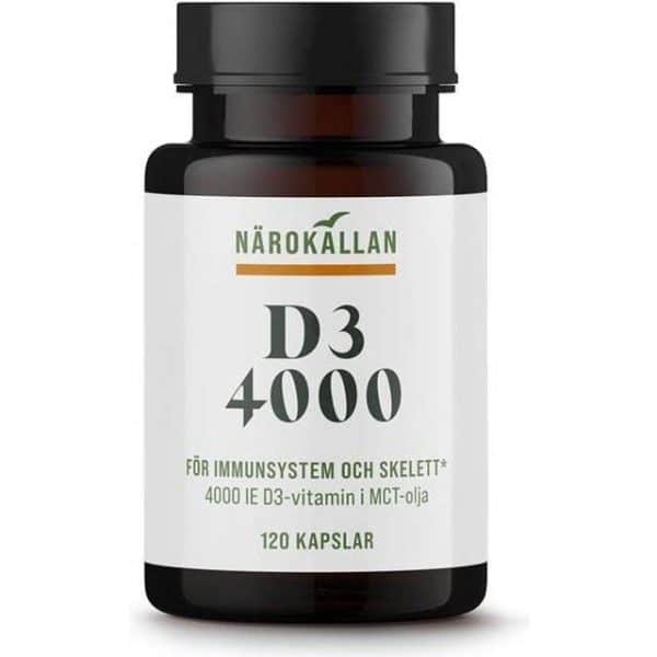Närokällan D3 4000 IU Capsules 120 stk