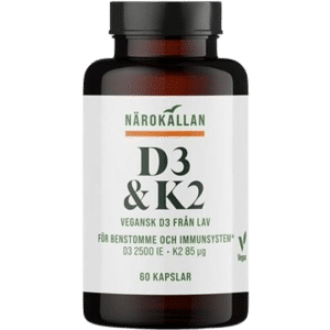 Närokällan D3 & K2 60 stk