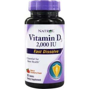 Natrol VITAMIN D3 FAST DISSOLVE 2000 IU 90 stk 90 stk