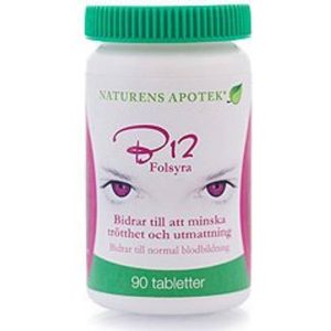 Naturens apotek B12 Folsyra 90 stk