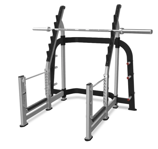 Nautilus Inspiration Olympisk Squat Rack Sølv