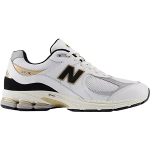 New Balance 2002R - White/Black/Gold Metallic