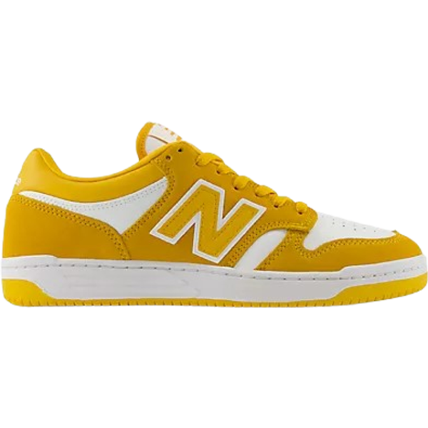 New Balance 480 - White/Varsity Gold