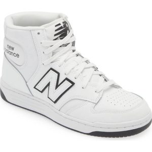New Balance High Top Sneaker 480 - White/Black