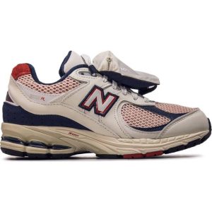 New Balance Mens 2002R Pouch Trainers Team Red/Navy