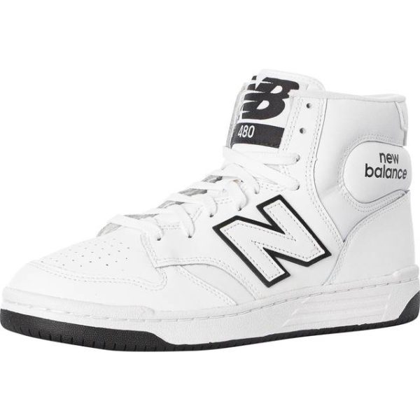 New Balance Men's 480 High White/Black White/Black