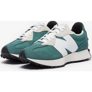 New Balance Unisex 327 - Green Suede/Mesh