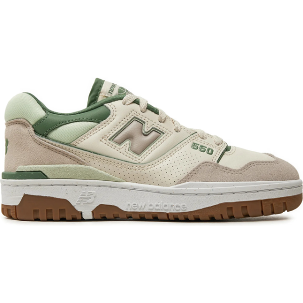 New Balance Women's BBW550 Sneakers Beige/Green Size 10.5