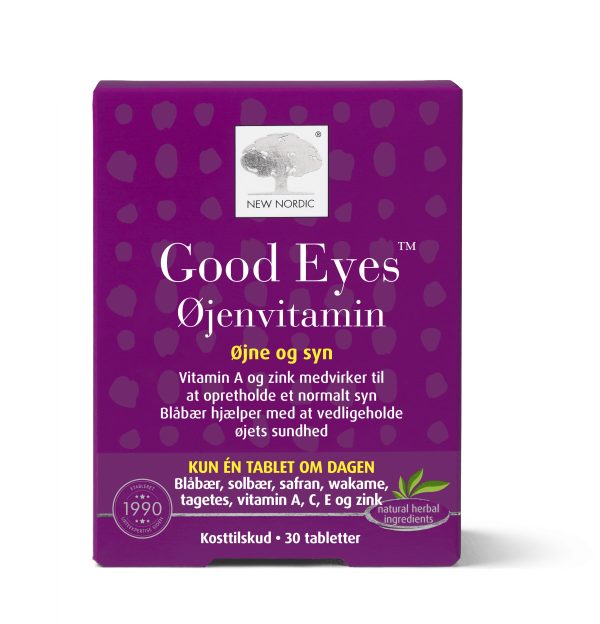 New Nordic Good Eyes Øjenvitamin 30 tabl.