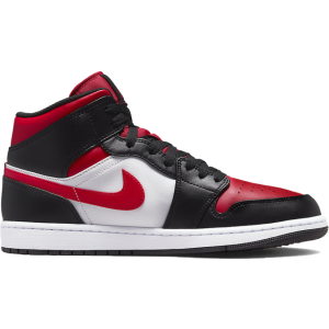 Nike Air Jordan 1 Mid - Black/White/Fire Red